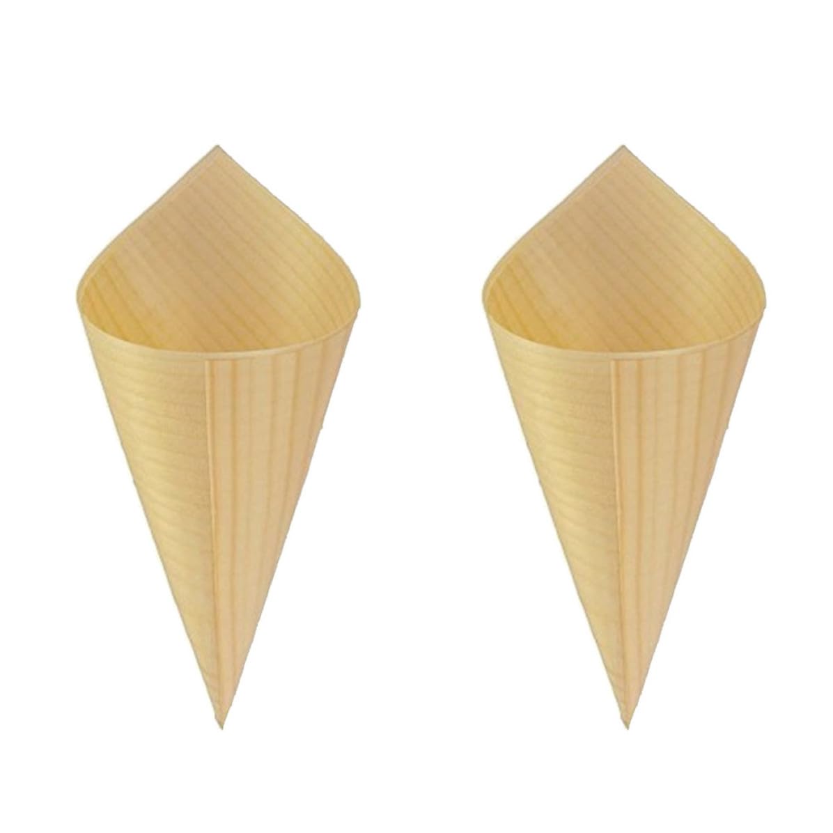 Conos de madera para helado YARNOW evitan plástico y vajilla rota en fiestas