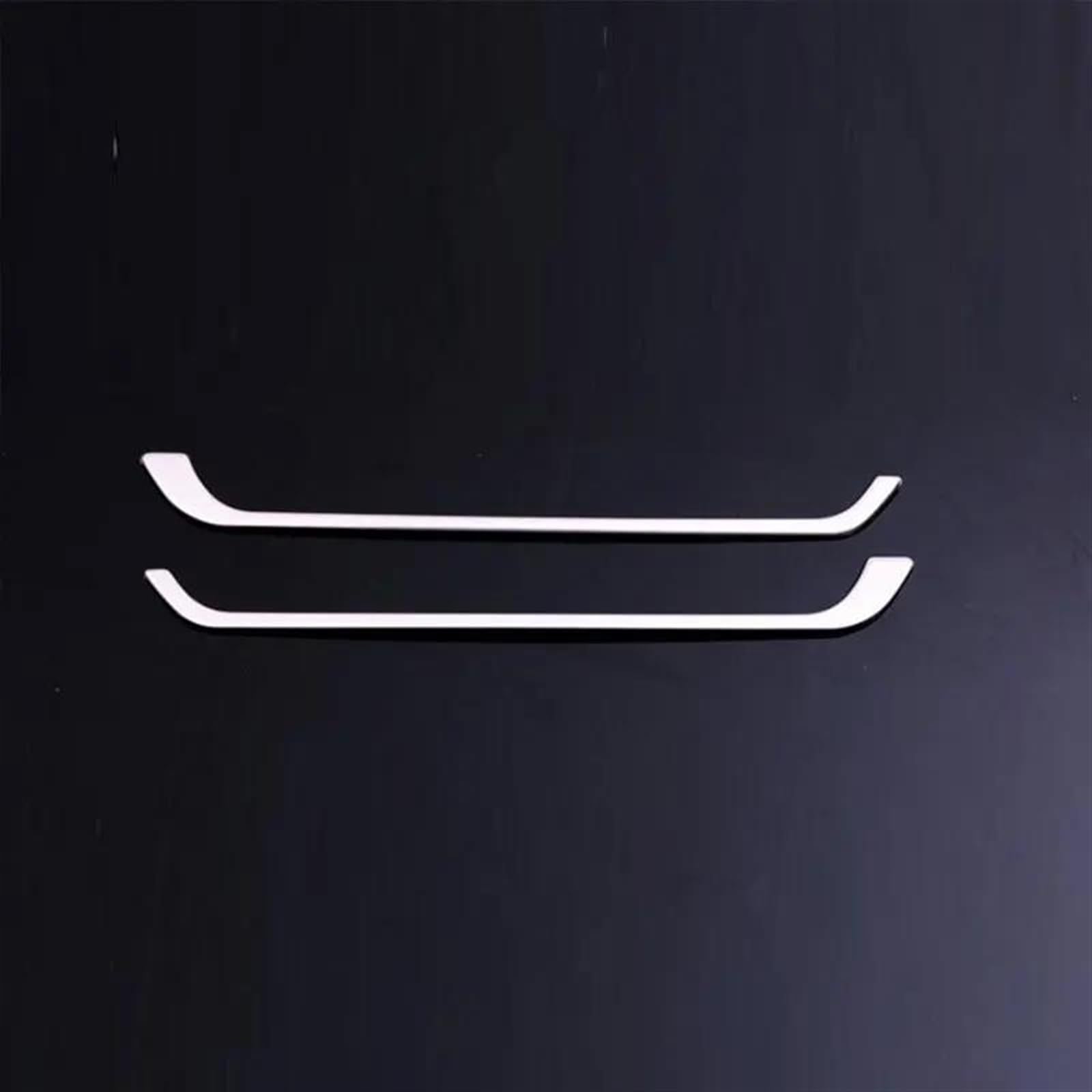 Noheeu Silver 3 Center Console Air Conditioner Panel Trim Outlet Cover Decorative Frame Sticker For X1 F48 2016-2021 Waterproof