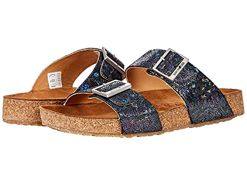 Image of HAFLINGER Andrea Elegant Leather Sandals with Rubber Sole and Cork Latex Footbed Unisex