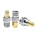 TJMD F-Type to SMA Male Female 3 Sets 9 Pcs RF Coaxial Coax Adapter Connector SMA to F-Type SMA Male to F Female F Female to SMA Female