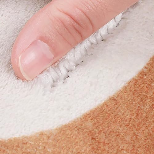 Tapis de chambre d'enfant doux à pompons avec envers antidérapant - 8