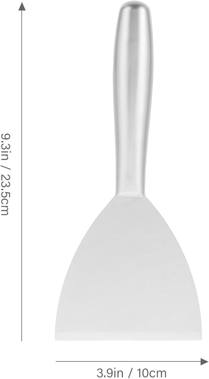 2pcs Stainless Steel Putty Knife Set with Hollow Handle | Sanded Grip, Integrated Design, Lightweight and Bend-resistant for Wallpaper and Fresh Putty, Cleaning Tasks and DIY Projects
