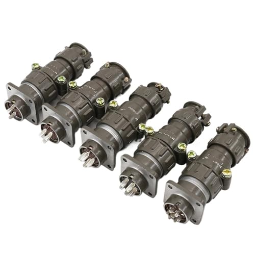 Connecteur aviation P20 4 broches male femelle diametre 20mm