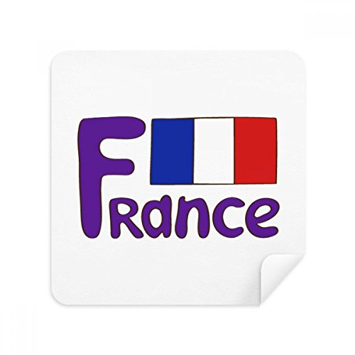 Écran de téléphone propre et verres impeccables avec le chiffon en daim France 2Pcs
