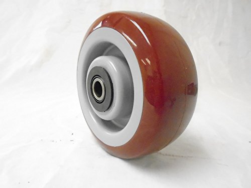 5" X 2" Swivel Caster W/Brake (2) Polyurethane Wheel & Rigid (2) 600 Lbs Each Tool Box #TOP6