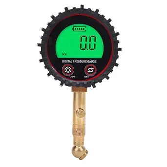 Digital Tire Pressure Gauge - High Accuracy, Easy-Read LCD, 1/8" 10MM Thread for Car, SUV, Truck, Bus & Motorcycle