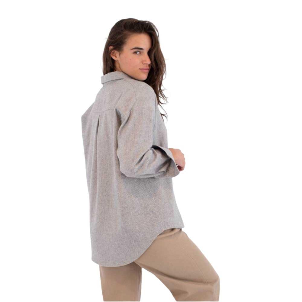 Hurley Long Sleeve Shirt Women - Union Solid Flannel Camisa Mujer