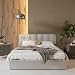 LONELYO Bett mit Bettkasten, 140 x 200 cm, mit LED RGB 7 Farben & Hydrauliksystem – Samt, hellbeige, gepolstert, geräumige Aufbewahrung & Lattenrost – modernes Design