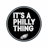 Rico Industries NFL Football Philadelphia Eagles It's A Philly Thing Slogan Shape Cut Pennant - Home and Living Room Décor - Soft Felt EZ to Hang