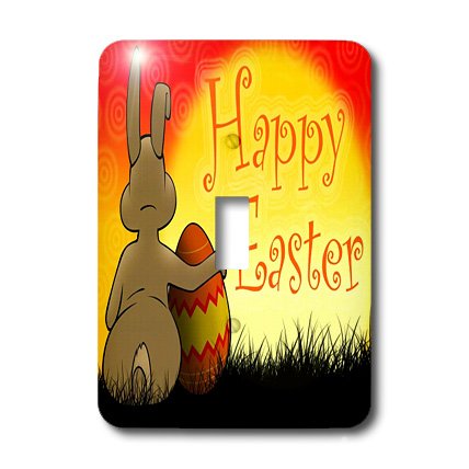Imagen de Pascua para interruptor individual 3dRose lsp_100563_1 decorativo