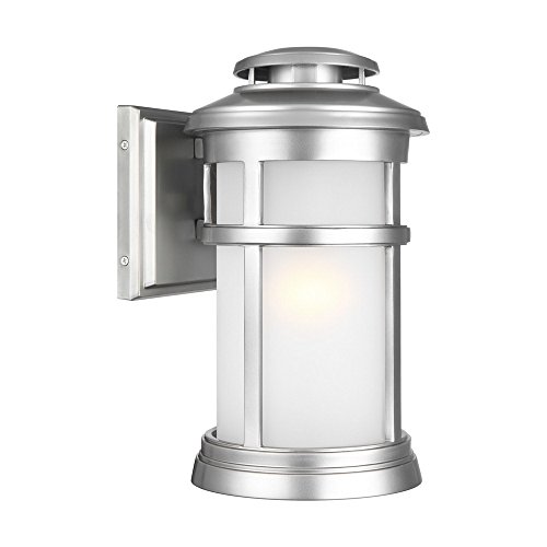 Feiss Lighting-Newport-Outdoor Wall Lantern in Transitional style made with StoneStrong for Coastal Environments-Brushed