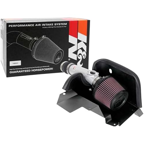 K&N Cold Air Intake System: High-Flow Air Filter, Increase Performance & Acceleration: Compatible with 2018-2022 Honda: Accord, 69-1507TS