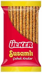 ÜLKER Susamlı Çubuk Kraker 45 Gram, Tekli 8li paket