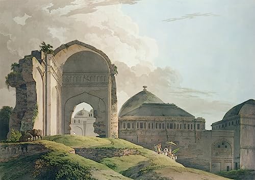 Impression d'Art Ruines de Madurai Daniell Toile Haute Définition 60x90