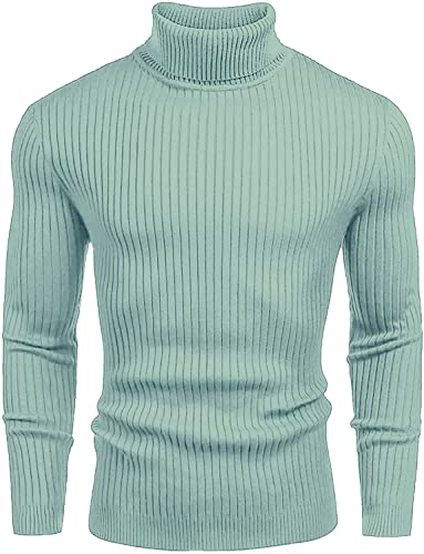 Image of NORTHWIND Men's High Turtle Neck Cotton T-Shirt