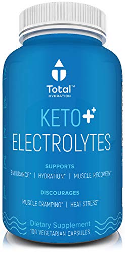 Keto Electrolyte Supplement - Plant-Based Keto Electrolytes Tablets w Sodium, Potassium, Magnesium