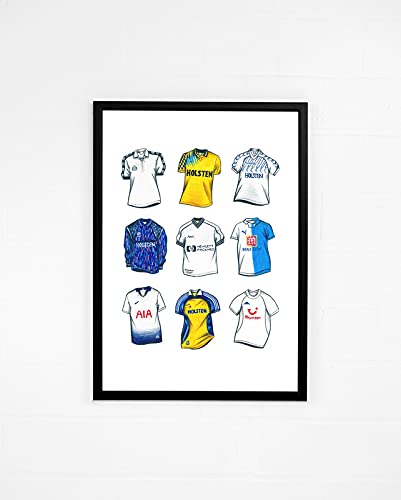 Boomah Accessories Tottenham Hotspur F.C. Classic Jersey Poster With Frame