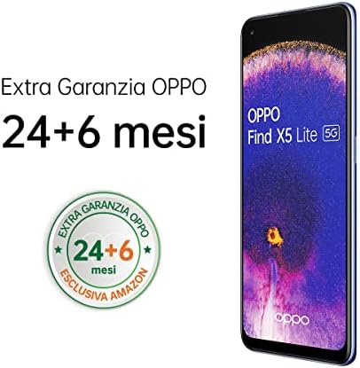 OPPO Find X5 Lite Dual-SIM 256GB ROM + 8GB RAM (GSM Only | No CDMA) Factory Unlocked 5G Smartphone (Starlight Black) - International Version