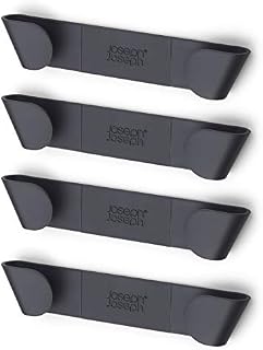 Joseph Joseph 85149 CupboardStore Cabinet Door Pan Lid Organizer, Set of 4, Gray