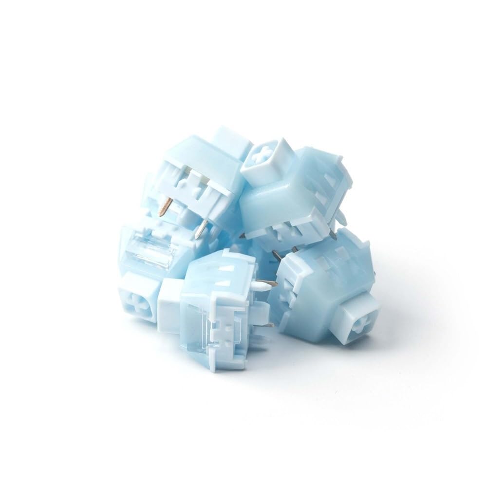 DucKey Kailh Box Winter Switch, Commutateur Similaire Tactile Holy Panda Pré-lubrifié 5in pour Clavier Mécanique Personnalisé (Color : 70PCS)