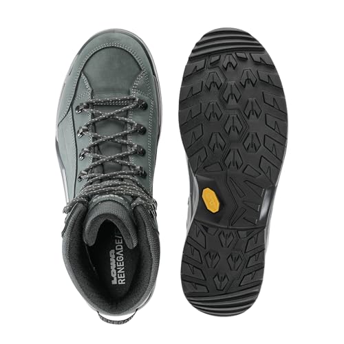 LOWA Stiefel mittel RENEGADE EVO GTX MID anthrazit/stahlbla, 44