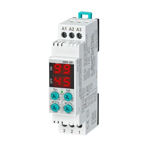 HGWBHBKAK DRV-09, DRV-09D Digital Double Adjustable and Multifunctional Flasher Relay Leisurely(220VAC 12VACDC,DRV-09 0.1h-99d)