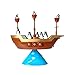 TOYMYTOY Barco pirata con pingüino, pirata, balance y juego, juguete educativo para niños pequeños, regalo