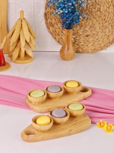 8 Parça Bambu Sosluk Çerezlik – Kahvaltı ve Sunum Seti