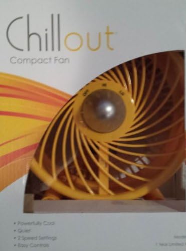 Chillout 2-Speed Personal Fan - Yellow GF-5TG