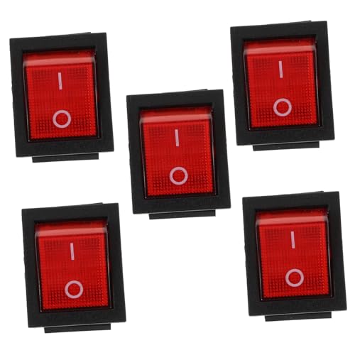 SOESFOUFU Switch for Boat Car 5pcs Industrial Toggle Switches on Off Power Led Indicator
