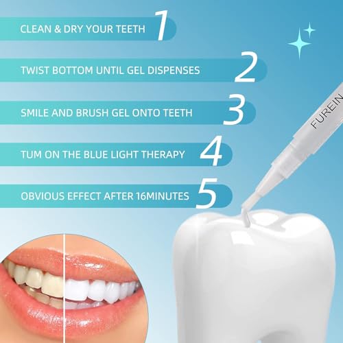 Image of Teeth Whitening Pen 5 Pens 50+ Whitening Treatments -Removes Years of Stains 35% Carbamide Peroxide Tooth Whitener Brush Gel Pen