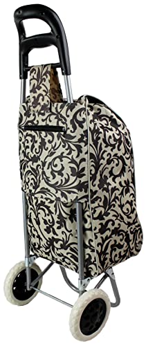 Großer Einkaufstrolley, moderner und farbenfroher Schubkarre, leicht und stabil, zusammenklappbar, zusammenklappbar… – Bild 5