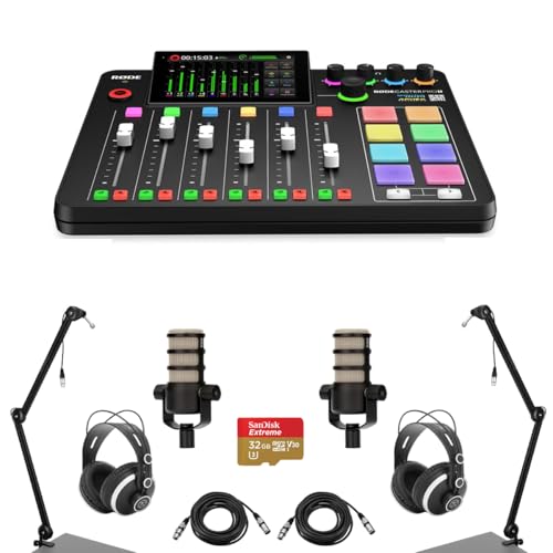 Rode RODECaster Pro II Integrated Audio Production Studio Console...