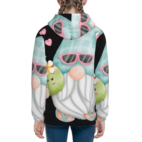 Summer Gnome Kids Pullover Hoodies Boys Sweatshirts Girls Athletic Clothes with Pocket4