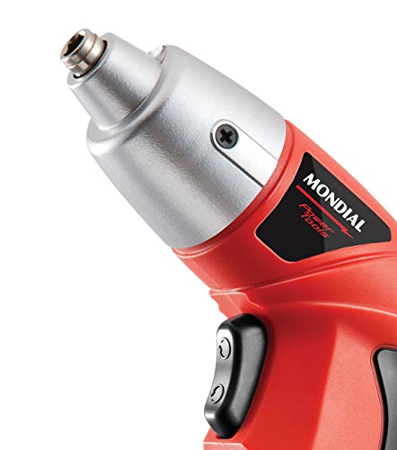 Parafusadeira Recarregável com Maleta, Mondial, Vermelho/Preto, 4,8V, Bivolt - FPF-05M