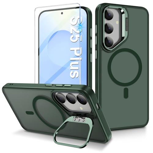 Coque Samsung S25+ avec anneau support pour éviter les chutes