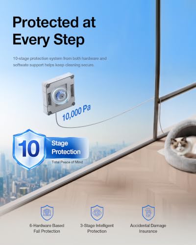 Image of ECOVACS WINBOT W2S PRO Window Cleaning Robot, 10,000Pa Suction