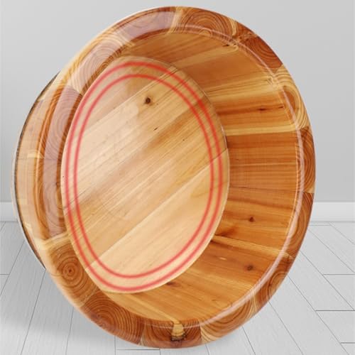 Barril de madera para spa de pies miniatura 6