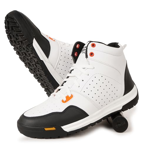 Image of Zixer Woodlend Bike Riding Tracking Stylish Jungle High Ankle Boots For Boys High Tops For Men