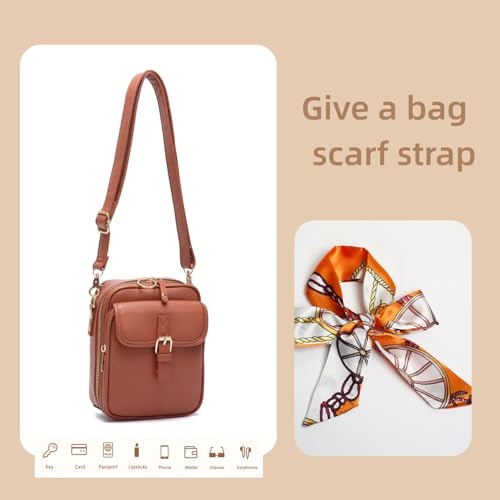 Collaboraten1 Crossbody Leather Bags for Women Anti-Theft Vintage Cross Body Shoulder Purse with Card Slots4