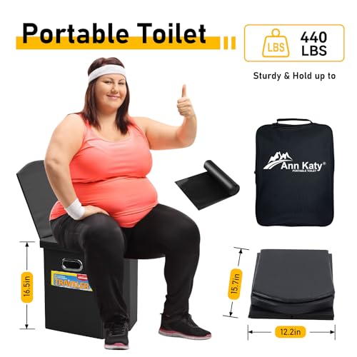 Ann Katy Portable Toilet with Tent