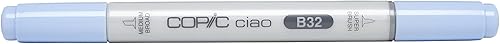 Copic Marcadores B32 Ciao con punta reemplazable, azul pálido
