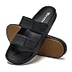 Torotto Herren Badelatschen Badeschuhe Badeschlappen Pantoletten Badesandalen Saunaschuhe Schlappen Hausschuhe Latschen Männer