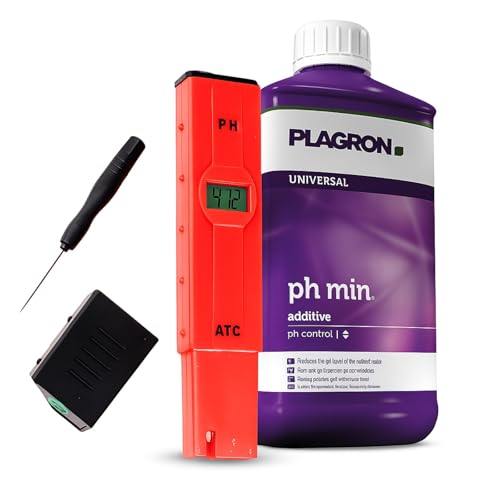 Plagron pH-Minus 500 ml avec testeur Eco kit de régulation