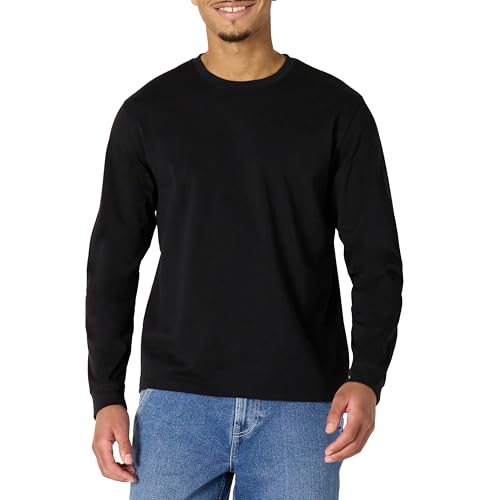 Amazon Essentials Men's Heavyweight Relaxed Fit Long Sleeve T-Shirt