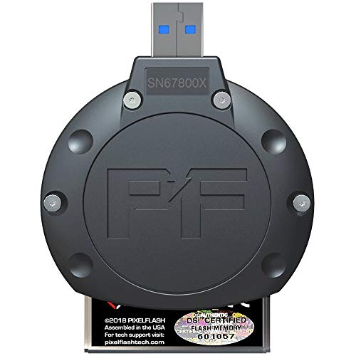 Pixelflash No-Bend Pins Usb 3.0 Cf Card Reader Superspeed Compact Flash Adapter With Bonus Pixelflash Tactical Gear Bag #TOP2
