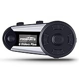 Helmet Communication Systems, Fodsports V6 Plus 1200m 4-6 Riders Connected Motorcycle Helmet...