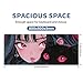 Cute Girl Cat Mouse Pad Anime Large Desk Mat Extended Keyboard Mouse Pad Kawaii Mousepad with Non-Slip Base and Stitched Edge Gaming Mouse Mat Desk Pad 31.5 X 11.8 in Mouse Pads for Desk Home Office