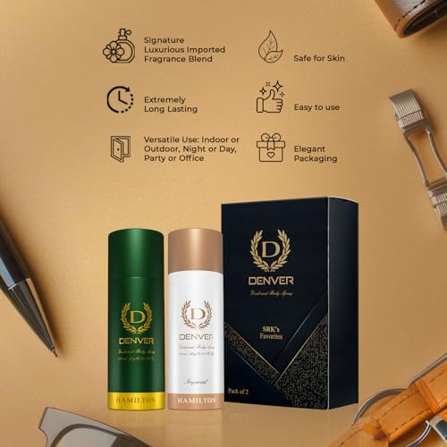 Image of Denver Hamilton + Imperial Deodorant - 200ML Each |Carton Gift Pack For Men