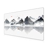 Surface Précise: Le matériau en tissu du tapis de bureau xxl offre une surface doux et lisse pour votre souris. Il permet des mouvements précis du curseur, améliorant votre contrôle et votre précision générale de la souris lors des jeux ou du travail.